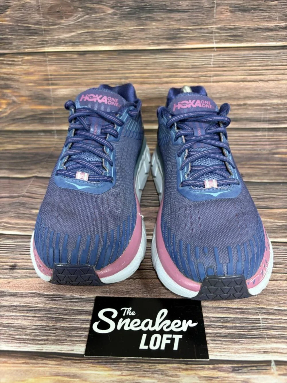 Hoka One One Clifton 5 Women's Athletic Purple Running Shoes Size 10.5 - Picture 2 of 8